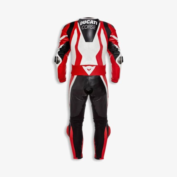 Ducati Corse K1 Leather Racing Suit Backview