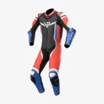 V2 1Pcs Motorcycle Leather Suit