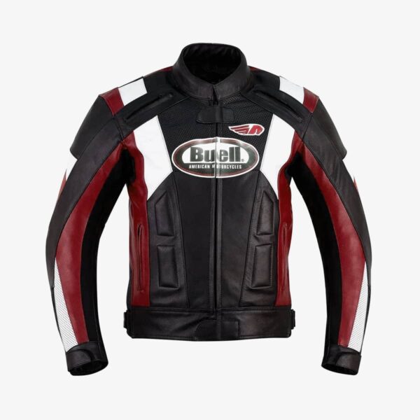 Buell Racing Leather Jacket RED