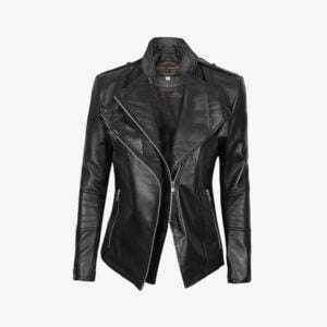 Ladies Fitted Leather Jacket