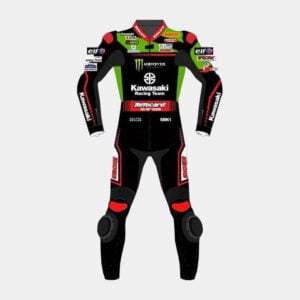 Alex Lowes WSBK Kawasaki Motorcycle Racing Leather Suit