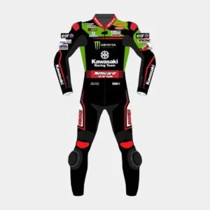 Alex Lowes WSBK Kawasaki Motorcycle Racing Leather Suit