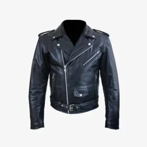 Biker Style Classic Leather Jacket