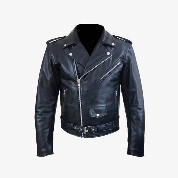 Biker Style Classic Leather Jacket