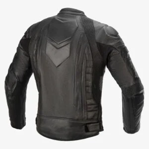 Shiro Motorcycle Leather Jacket Backview