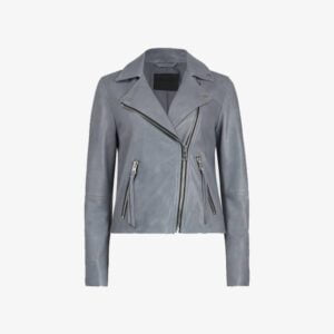 Womens Dalby Leather Biker Jacket