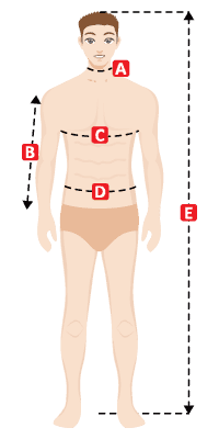 mens jacket size chart