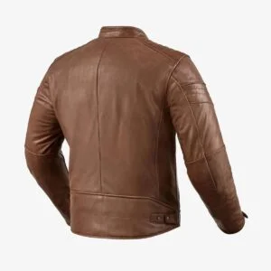 Brown Leather Motorcycle Jacket for mens