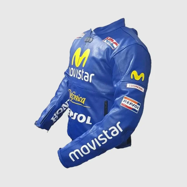 Honda Movistar Motorbike Leather Jacket