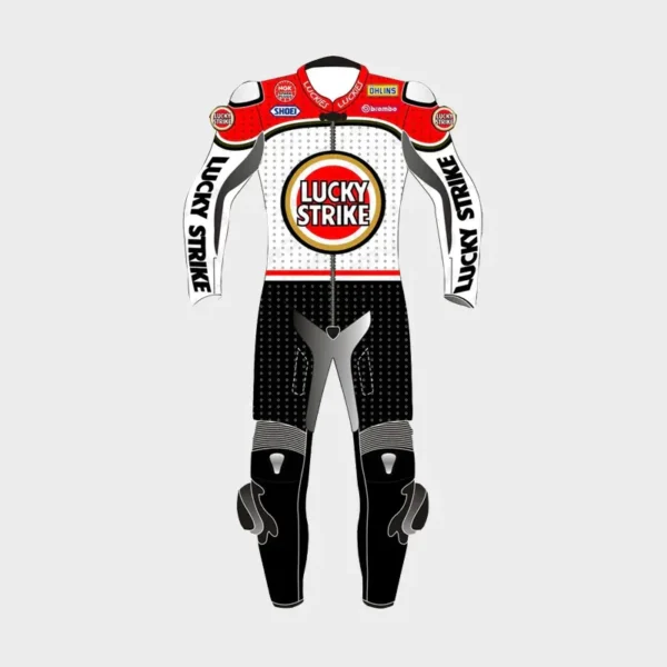 Lucky Strike Motorcycle Leather Suit