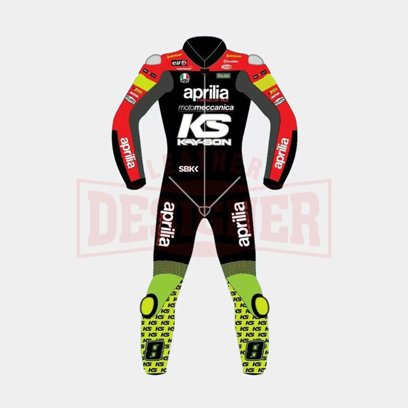 Aprilia Motorcycle Racing Leather Suit 2019