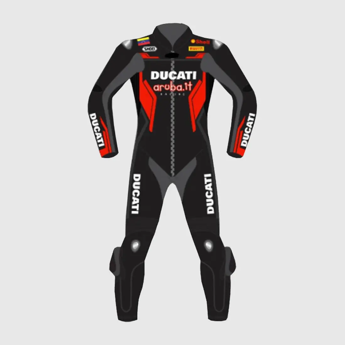 Ducati Corse Motorcycle Leather Racing Suit 2021